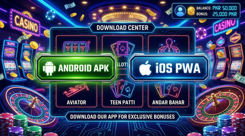 Main screen of pak jackpot download page for PK players - 4